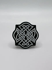 Maltese Cross Enamel Pin