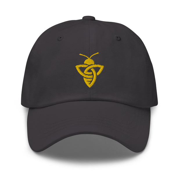 Dad hat yellow bee