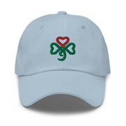 Shamrock Heart, Adjustable, Baby Blue or Pink