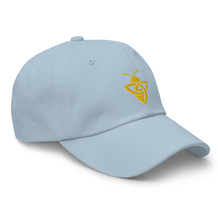 Dad hat yellow bee