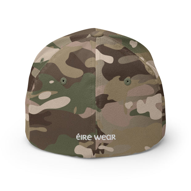 Trinity Heart, Fitted, Camo Green or Black