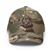 Trinity Heart, Fitted, Camo Green or Black