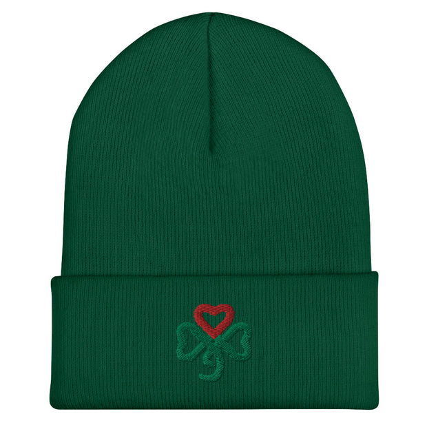 Shamrock Heart, Winter Hat, Various Colors