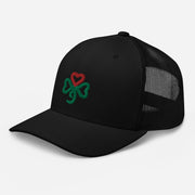 Shamrock Heart, Retro Trucker, MULTI Color