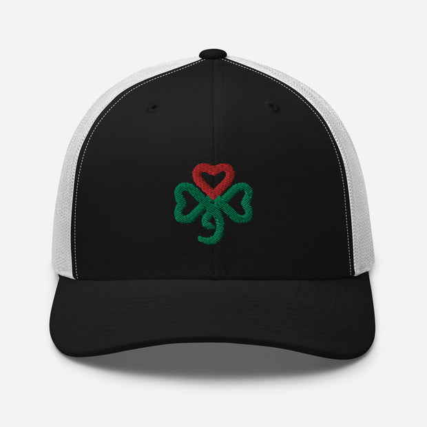 Shamrock Heart, Retro Trucker, MULTI Color