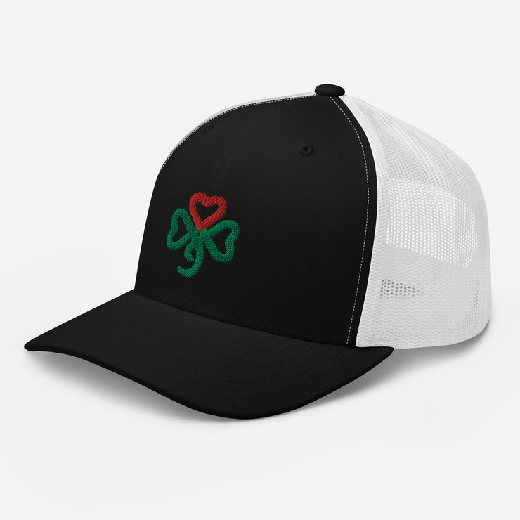 Shamrock Heart, Retro Trucker, MULTI Color