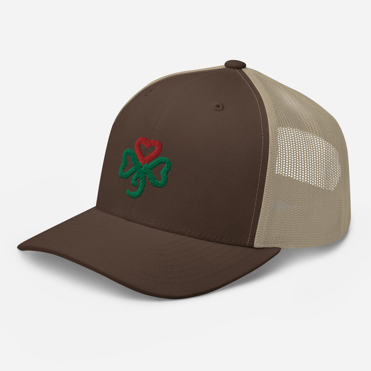 Shamrock Heart, Retro Trucker, MULTI Color