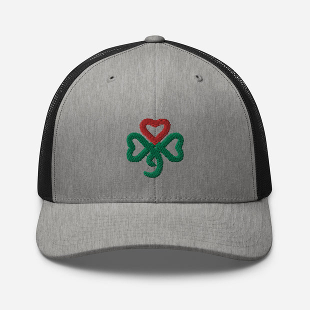 Shamrock Heart, Retro Trucker, MULTI Color