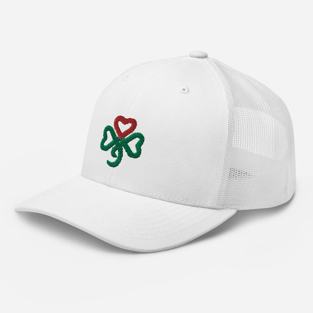 Shamrock Heart, Retro Trucker, MULTI Color