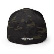 Celtic Bear Claw, Fitted, Multi-Camo Black and Green