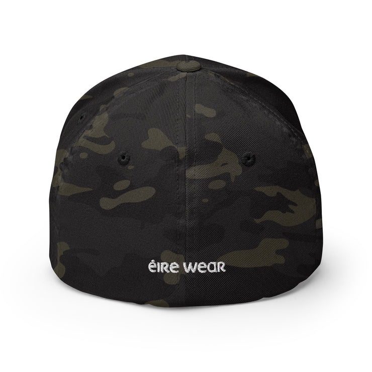 Tricolour, Fitted, Camo Green or Black