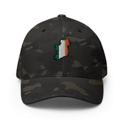 Tricolour, Fitted, Camo Green or Black