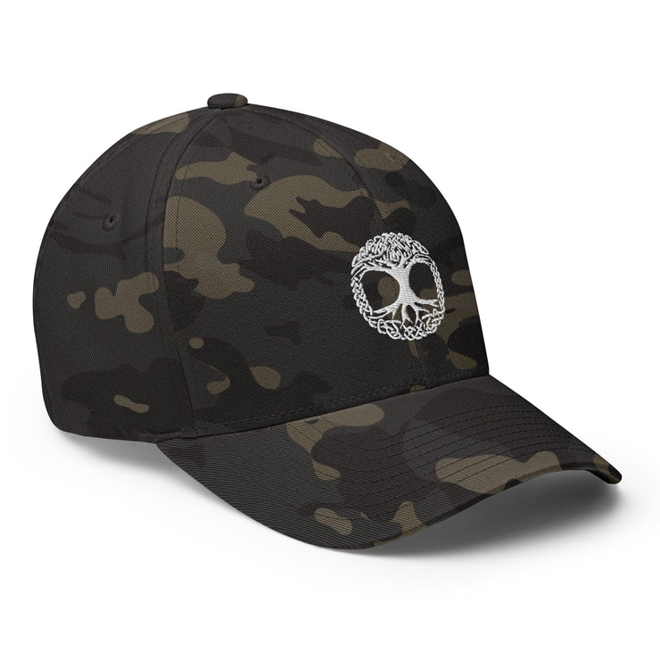 Tree of Life, Fitted, Camo Green or Black