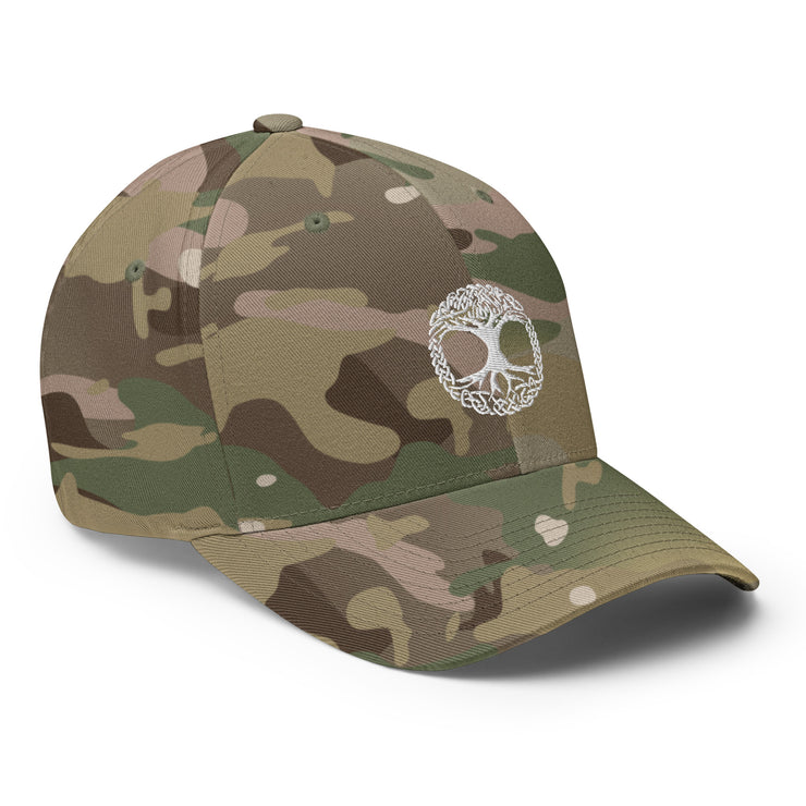 Tree of Life, Fitted, Camo Green or Black