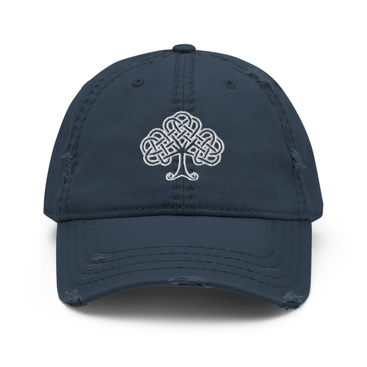 Celtic Knot Shamrock, Distressed Adjustable, MULTI Color