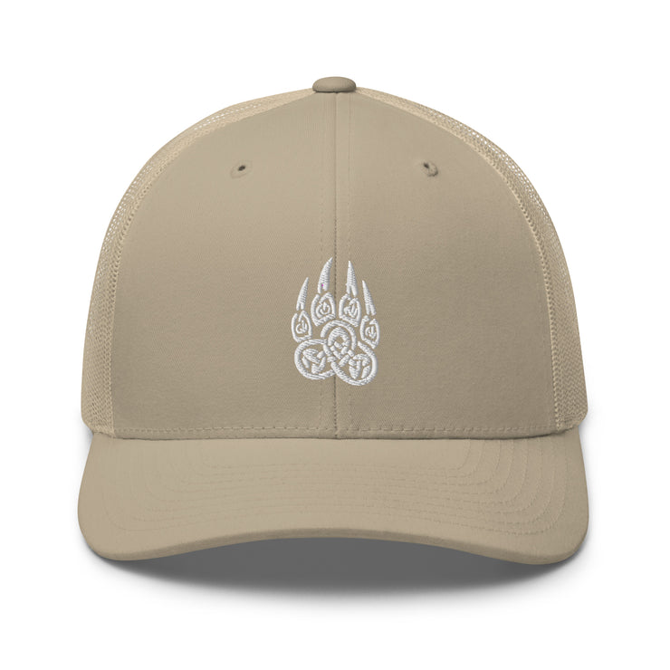 Celtic Bear Claw, Retro Trucker, MULTI Color