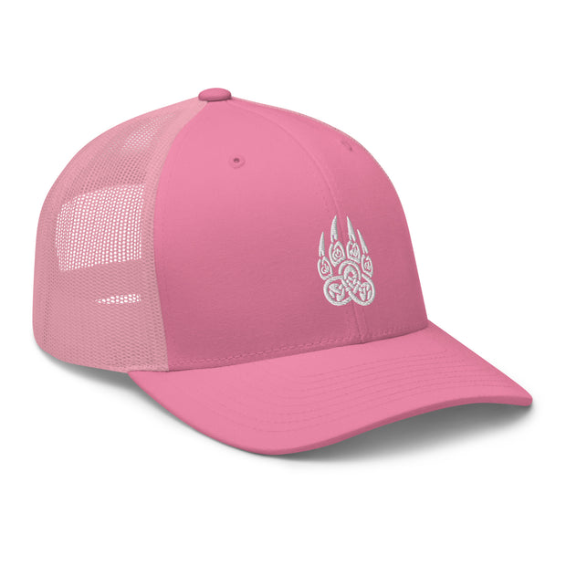 Celtic Bear Claw, Retro Trucker, Pink