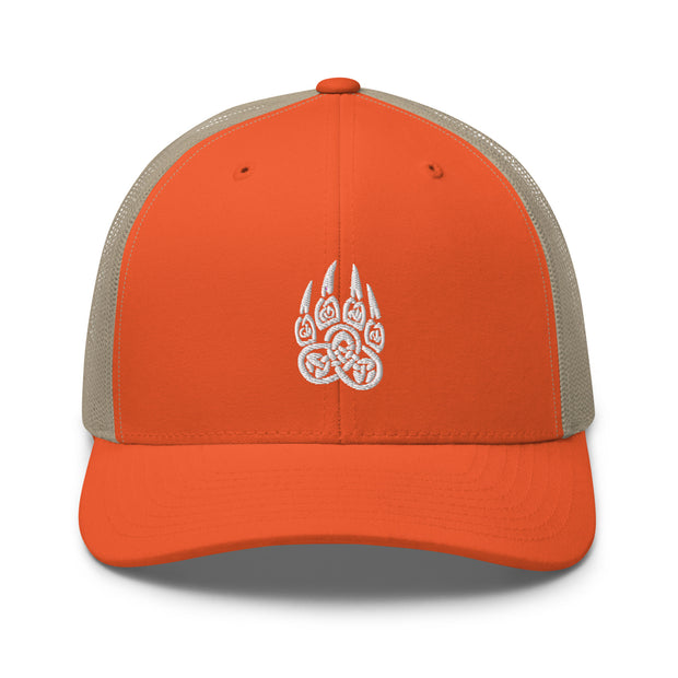 Celtic Bear Claw, Retro Trucker, MULTI Color